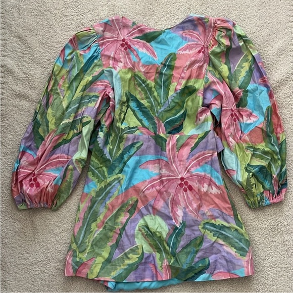 NEW Farm Rio Beach Vibe Mini Cutout Tropical
Dress Size Small - Picture 7 of 9
